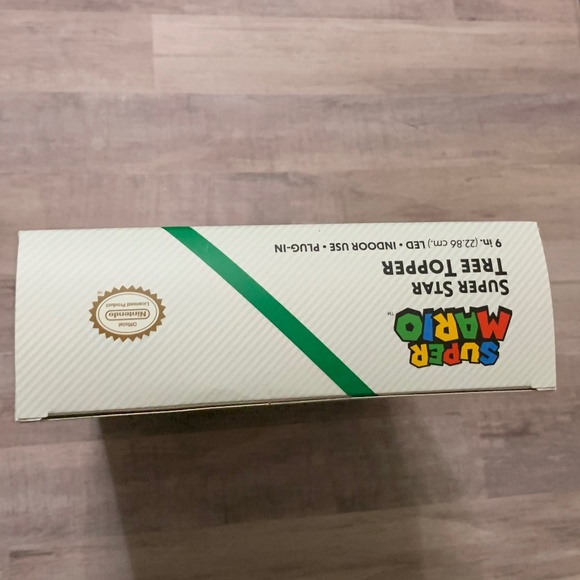 Super Mario Super Star LED Tree Topper Plug In 9in - Picture 4 of 7